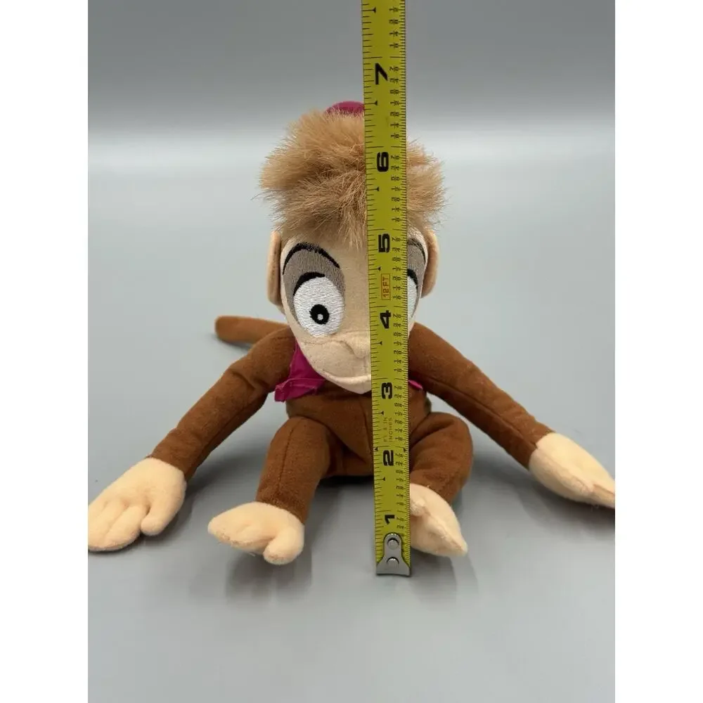 Vintage Disney Store Aladdin Abu Bean‎ Bag Plush 8” Monkey Stuffed Animal No Tag
